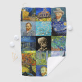 Vincent van Gogh - Masterstuks Mosaic Patchwork Golfhanddoek (Insitu)