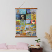 Vincent van Gogh - Masterstuks Mosaic Patchwork Hangend Wandkleed (Slaapkamer)