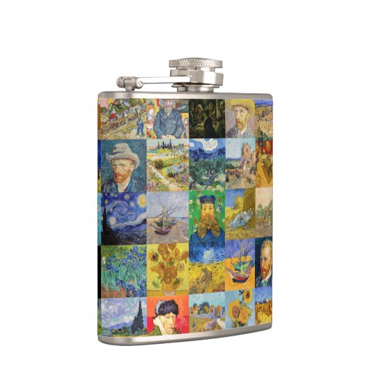 Vincent van Gogh - Masterstuks Mosaic Patchwork Heupfles (Rechts)