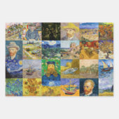 Vincent van Gogh - Masterstuks Mosaic Patchwork Inpakpapier Vel (Voorkant 3)