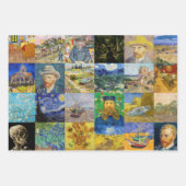 Vincent van Gogh - Masterstuks Mosaic Patchwork Inpakpapier Vel (Voorkant 2)