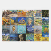 Vincent van Gogh - Masterstuks Mosaic Patchwork Inpakpapier Vel (Voorkant)