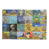 Vincent van Gogh - Masterstuks Mosaic Patchwork Kussensloop (Achterkant)