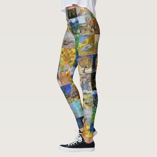 Vincent van Gogh - Masterstuks Mosaic Patchwork Leggings (Links)