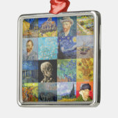 Vincent van Gogh - Masterstuks Mosaic Patchwork Metalen Ornament (Links)