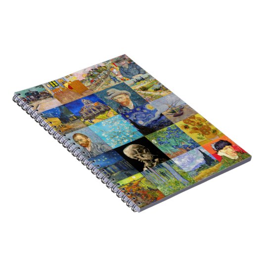 Vincent van Gogh - Masterstuks Mosaic Patchwork Notitieboek (Rechterzijde)