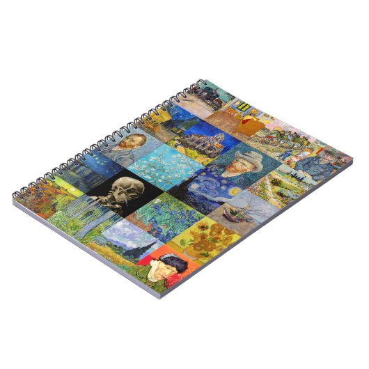 Vincent van Gogh - Masterstuks Mosaic Patchwork Notitieboek (Linkerzijde)