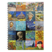 Vincent van Gogh - Masterstuks Mosaic Patchwork Notitieboek (Voorkant)