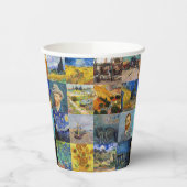Vincent van Gogh - Masterstuks Mosaic Patchwork Papieren Bekers (Links)