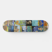 Vincent van Gogh - Masterstuks Mosaic Patchwork Persoonlijk Skateboard (Horizontaal)
