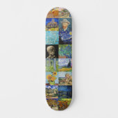 Vincent van Gogh - Masterstuks Mosaic Patchwork Persoonlijk Skateboard (Voorkant)