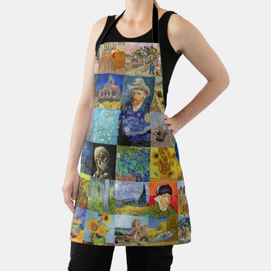 Vincent van Gogh - Masterstuks Mosaic Patchwork Schort (Insitu)