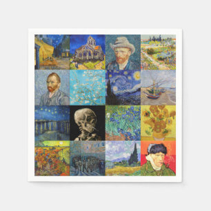 Vincent van Gogh - Masterstuks Mosaic Patchwork Servet