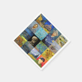 Vincent van Gogh - Masterstuks Mosaic Patchwork Servet (Hoek)