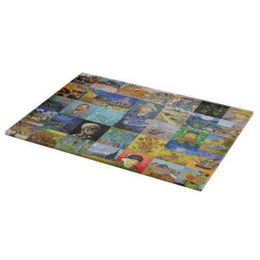 Vincent van Gogh - Masterstuks Mosaic Patchwork Snijplank (Hoek)