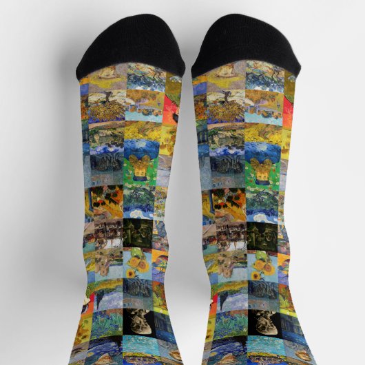 Vincent van Gogh - Masterstuks Mosaic Patchwork Sokken (Top)