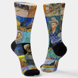 Vincent van Gogh - Masterstuks Mosaic Patchwork Sokken