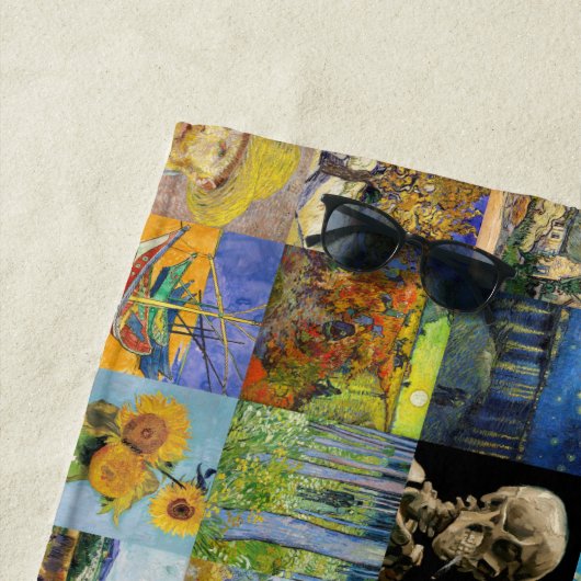 Vincent van Gogh - Masterstuks Mosaic Patchwork Strandlaken (In situ)