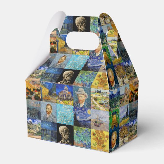 Vincent van Gogh - Masterstuks Mosaic Patchwork T Bedankdoosjes (Achterkant)