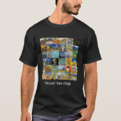 Vincent van Gogh - Masterstuks Mosaic Patchwork T-shirt (Voorkant)