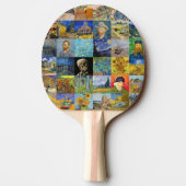 Vincent van Gogh - Masterstuks Mosaic Patchwork Tafeltennisbatje (Achterkant)