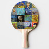Vincent van Gogh - Masterstuks Mosaic Patchwork Tafeltennisbatje (Achterkant)
