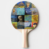 Vincent van Gogh - Masterstuks Mosaic Patchwork Tafeltennisbatje (Voorkant)