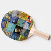 Vincent van Gogh - Masterstuks Mosaic Patchwork Tafeltennisbatje (Zijkant)
