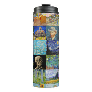 Vincent van Gogh - Masterstuks Mosaic Patchwork Thermosbeker
