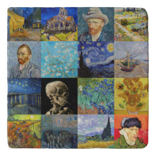 Vincent van Gogh - Masterstuks Mosaic Patchwork Trivet