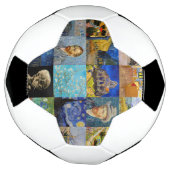 Vincent van Gogh - Masterstuks Mosaic Patchwork Voetbal (Gedraaid)
