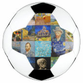 Vincent van Gogh - Masterstuks Mosaic Patchwork Voetbal (Voorkant)
