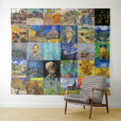 Vincent van Gogh - Masterstuks Mosaic Patchwork Wandkleed (In Situ (horizontaal))