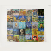 Vincent van Gogh - Masterstuks Mosaic Patchwork Wandkleed (Voorkant (horizontaal))