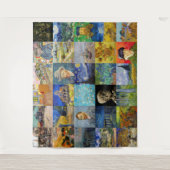 Vincent van Gogh - Masterstuks Mosaic Patchwork Wandkleed (Voorkant)