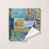 Vincent Van Gogh - Masterstuks Patchwork Bad Handdoek (Wasdoekje)