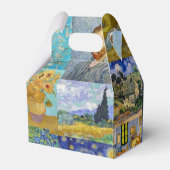 Vincent Van Gogh - Masterstuks Patchwork Bedankdoosjes (Achterkant)