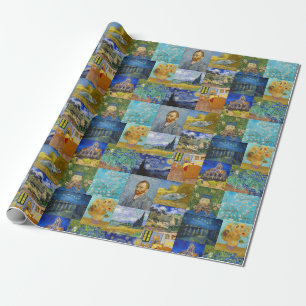 Vincent Van Gogh - Masterstuks Patchwork Cadeaupapier