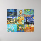 Vincent Van Gogh - Masterstuks Patchwork Canvas Afdruk (Voorkant)