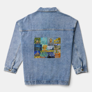 Vincent Van Gogh - Masterstuks Patchwork Denim Jacket