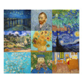 Vincent Van Gogh - Masterstuks Patchwork Foto Afdruk (Voorkant)