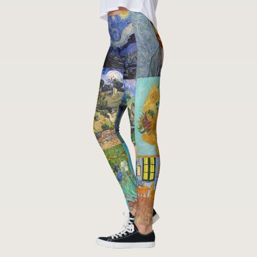 Vincent Van Gogh - Masterstuks Patchwork Leggings (Links)