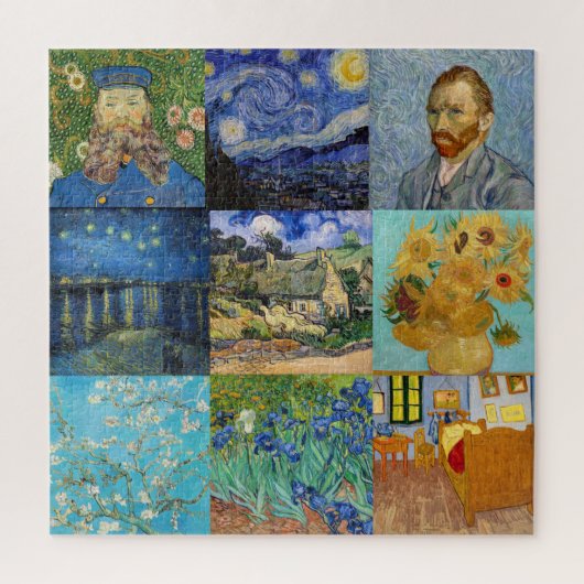 Vincent Van Gogh - Masterstuks Patchwork Legpuzzel (Verticaal)
