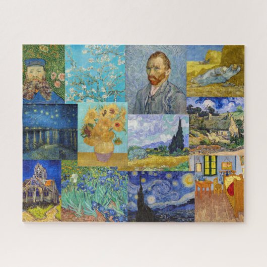 Vincent Van Gogh - Masterstuks Patchwork Legpuzzel (Horizontaal)