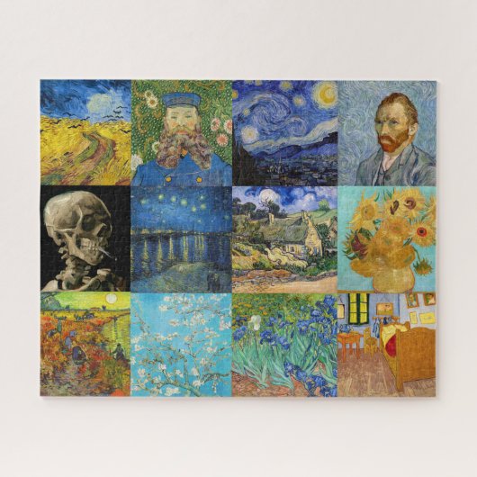 Vincent Van Gogh - Masterstuks Patchwork Legpuzzel (Horizontaal)