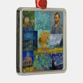 Vincent Van Gogh - Masterstuks Patchwork Metalen Ornament (Rechts)