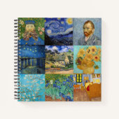 Vincent Van Gogh - Masterstuks Patchwork Notitieboek (Voorkant)