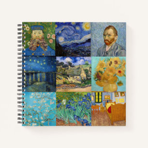 Vincent Van Gogh - Masterstuks Patchwork Notitieboek