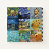 Vincent Van Gogh - Masterstuks Patchwork Notitieboek (Achterkant)
