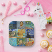 Vincent Van Gogh - Masterstuks Patchwork Papieren Bordje (Feest)